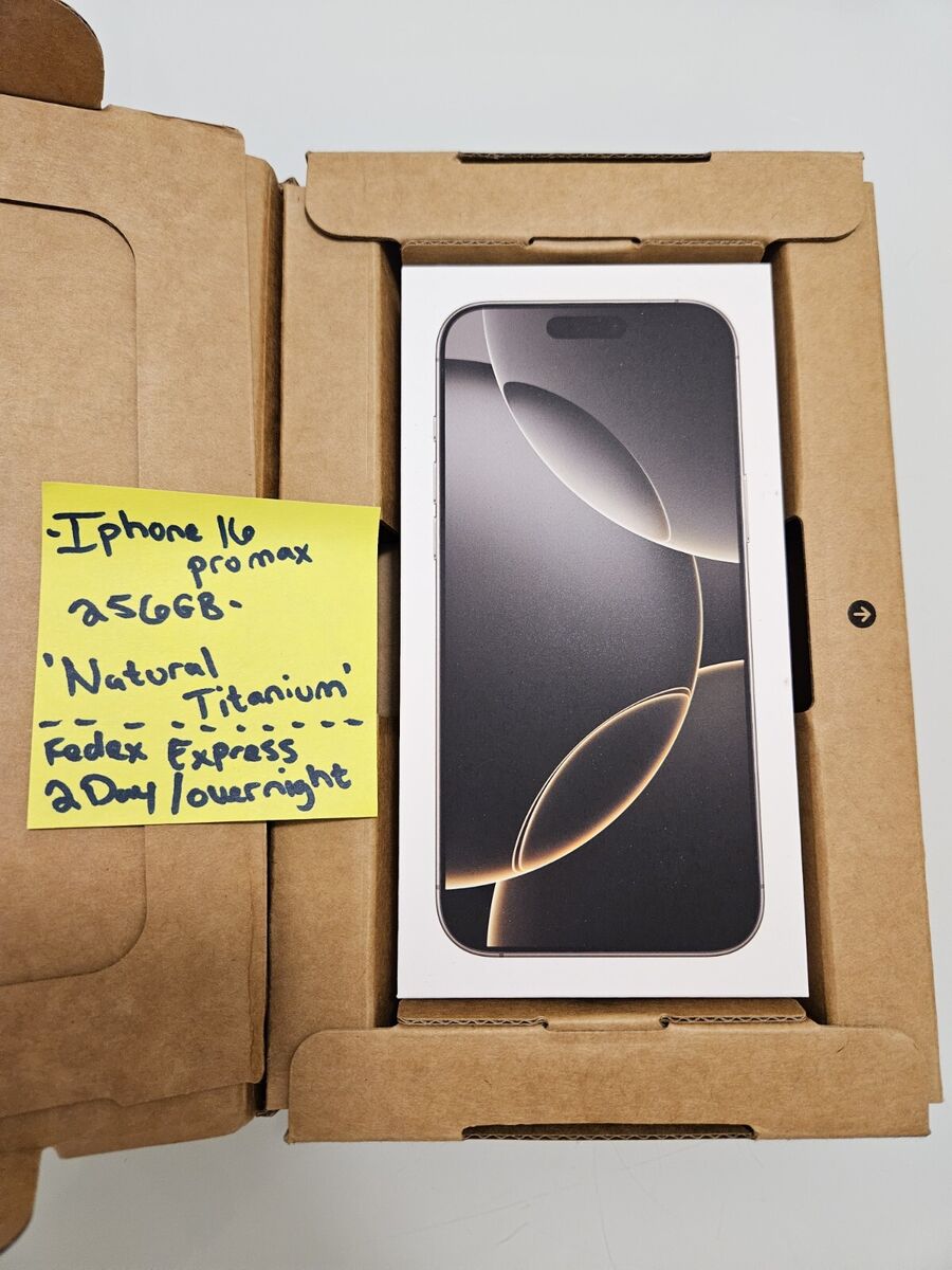 New Sealed Apple iPhone 16 Pro Max 256GB Natural Titanium New Sealed Apple iPhone 16 Pro Max 256GB Natural Titanium