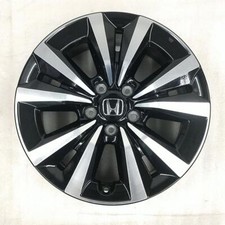 1 Wheel Rim For Civic Oem 90 Percent Machined Black