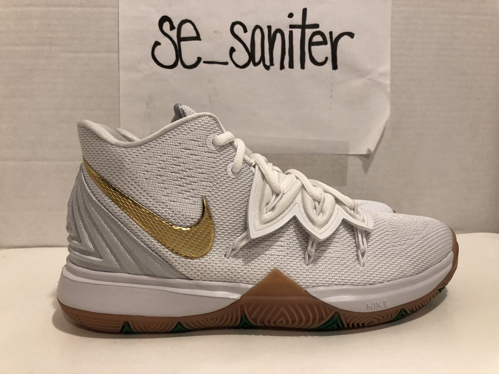 kyrie 5 white gold
