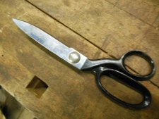 vintage Clauss pinking shears scissors clean old shop cutting tool