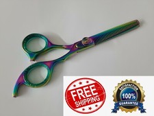 Pet Dog Cat Professional Grooming Hair Thinning Scissors 6.5" Shears Rainbow
