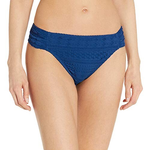 Bleu Rod Beattie L24347 Womens Navy Blue Crochet Hipster