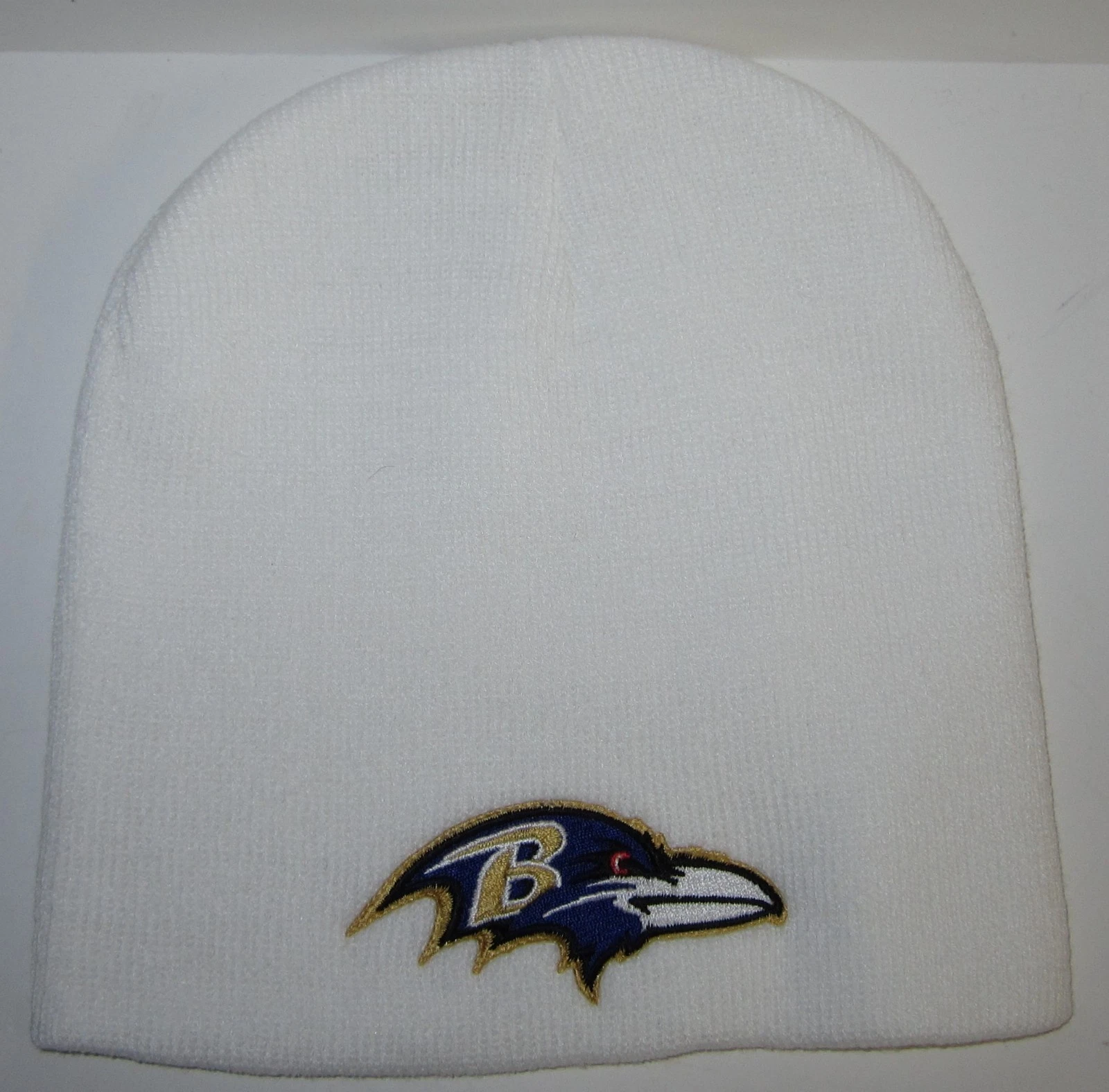 Baltimore Football Raveens Beanie Knit Hat CLASSIC football PATCH/LOGO