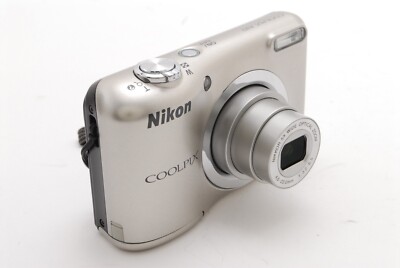 Nikon COOLPIX A10 Silver 16.4MP Compact Digital Camera | eBay