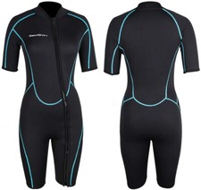 SEASKIN Women's Shorty WetSuit XXL