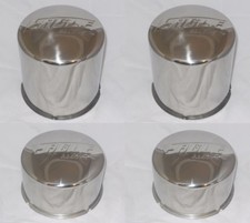 2 Short 2 Tall Stainless Steel Eagle Alloy Wheel Rim 3116 3117 Center Caps 5.12