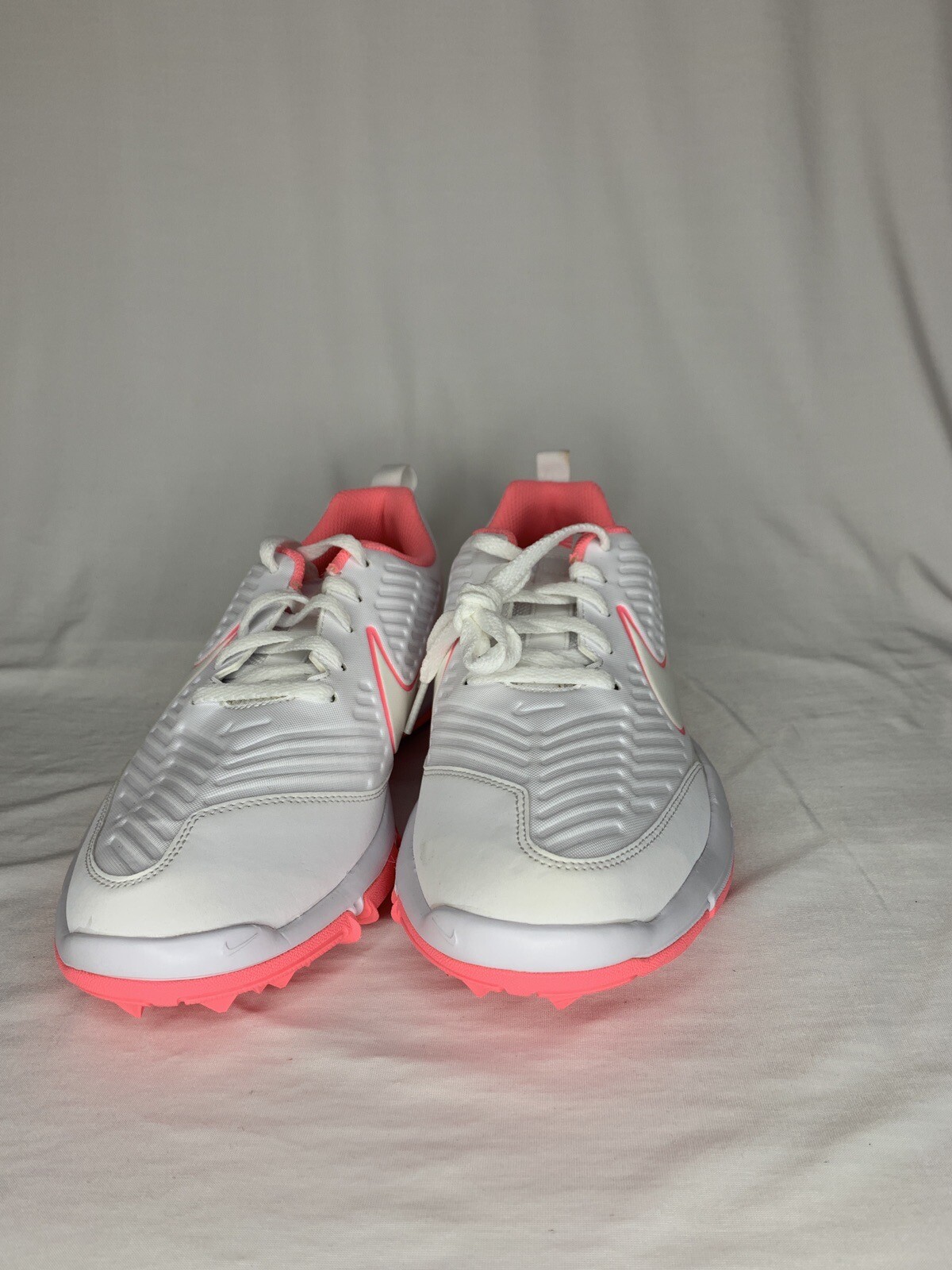 Nike Explorer Womens Size 8 Golf Shoes Spikeless White Pink AA1846100