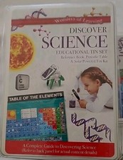 Wonders of Learning Tin Set Discovery Science Christmas Home School Stars Moon