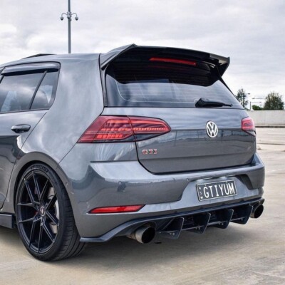 VW Golf GTI MK7.5 Rear Blade Style Diffuser 2016-2020 Spoiler Body Kit
