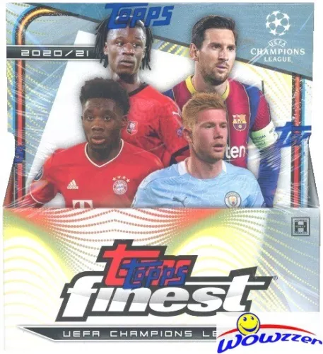 2020/21 Topps Finest UEFA Champions League Factory Sealed HOBBY Box-2 AUTOS