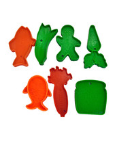 Vintage Mattel Play Food Tuff Stuff Plastic Grocery Pretend Play 7 Piece 1972