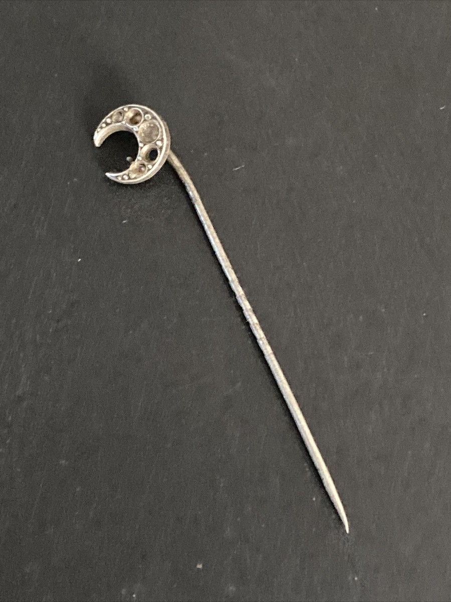 Ancienne Pince à Cravate Art Déco – Argent Massif – Made In France