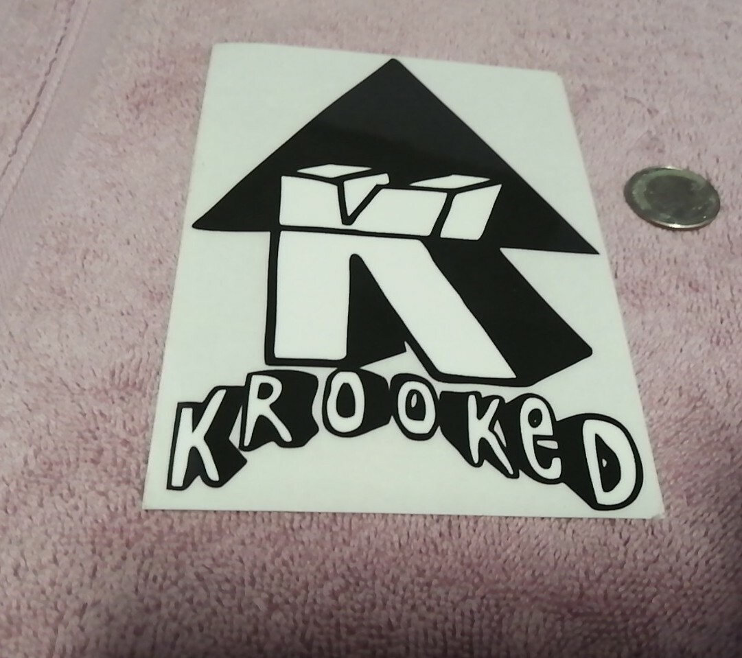 Vision Street Wear Supreme K KROOKED Mark Gonz GONZALEZ Art Skateboard Sticker