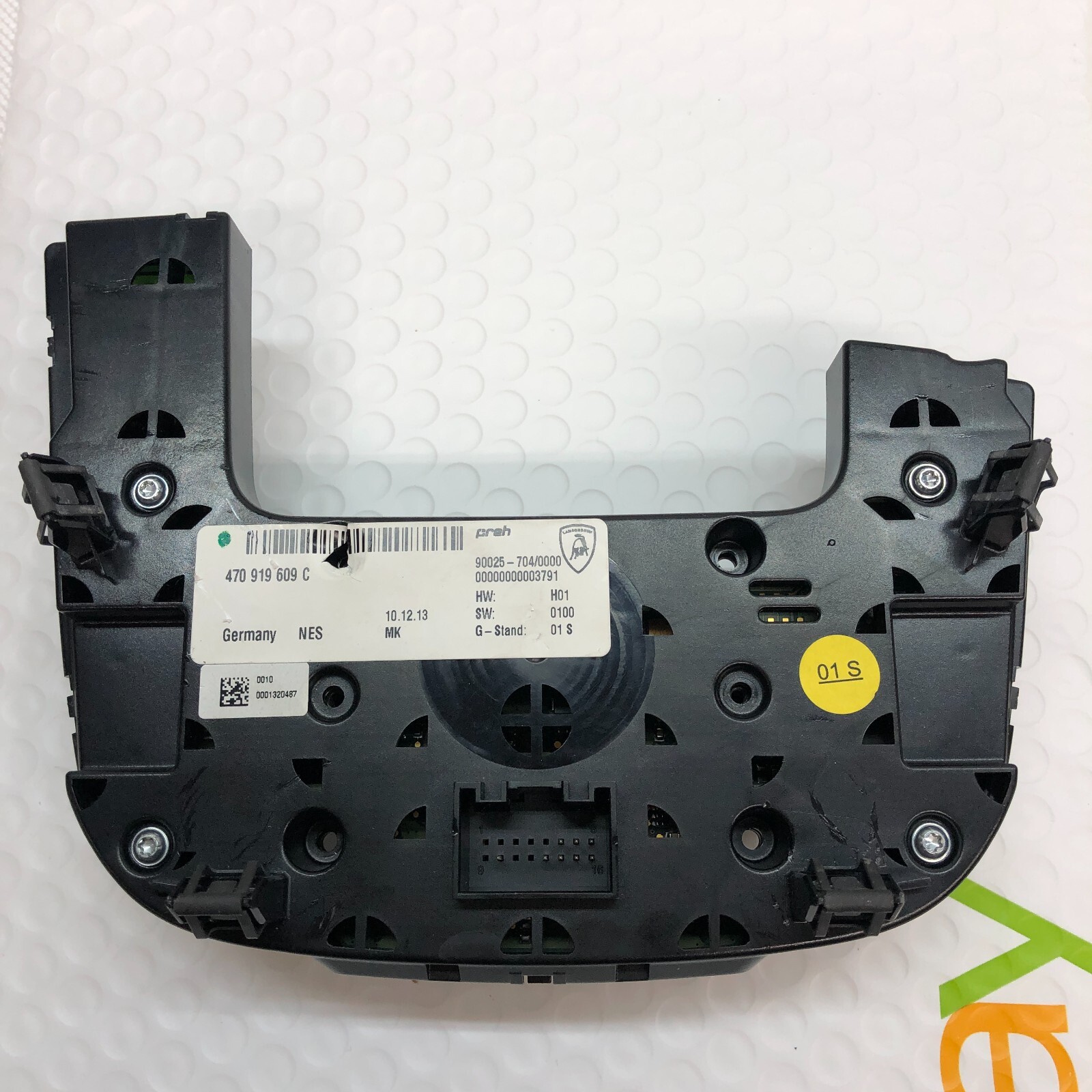 LAMBORGHINI AVENTADOR CENTER CONSOLE MULTIMEDIA LOWER ELECTRONIC BUTTON SET OEM