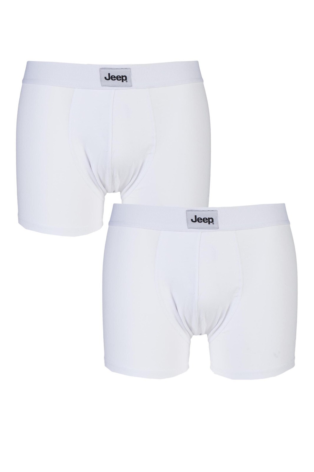 Jeep Mens Fitted Trunks Cotton 2 Pairs Navy/charcoal Size M for 