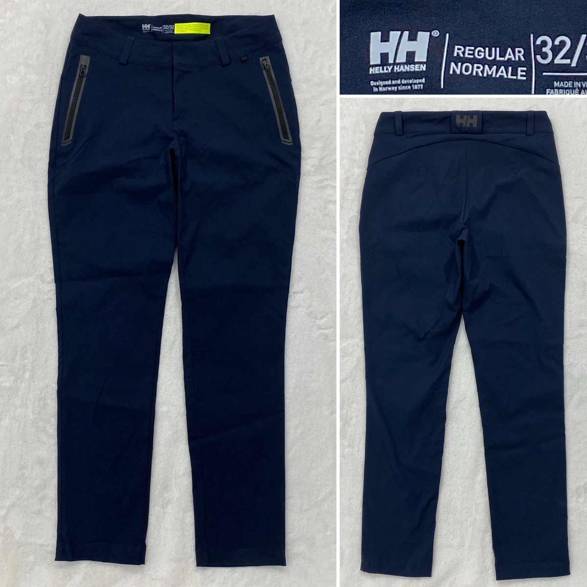 Helly Hansen Code Zero Pants Navy Blue Women's Size 32 x 31 Perfomance Tech