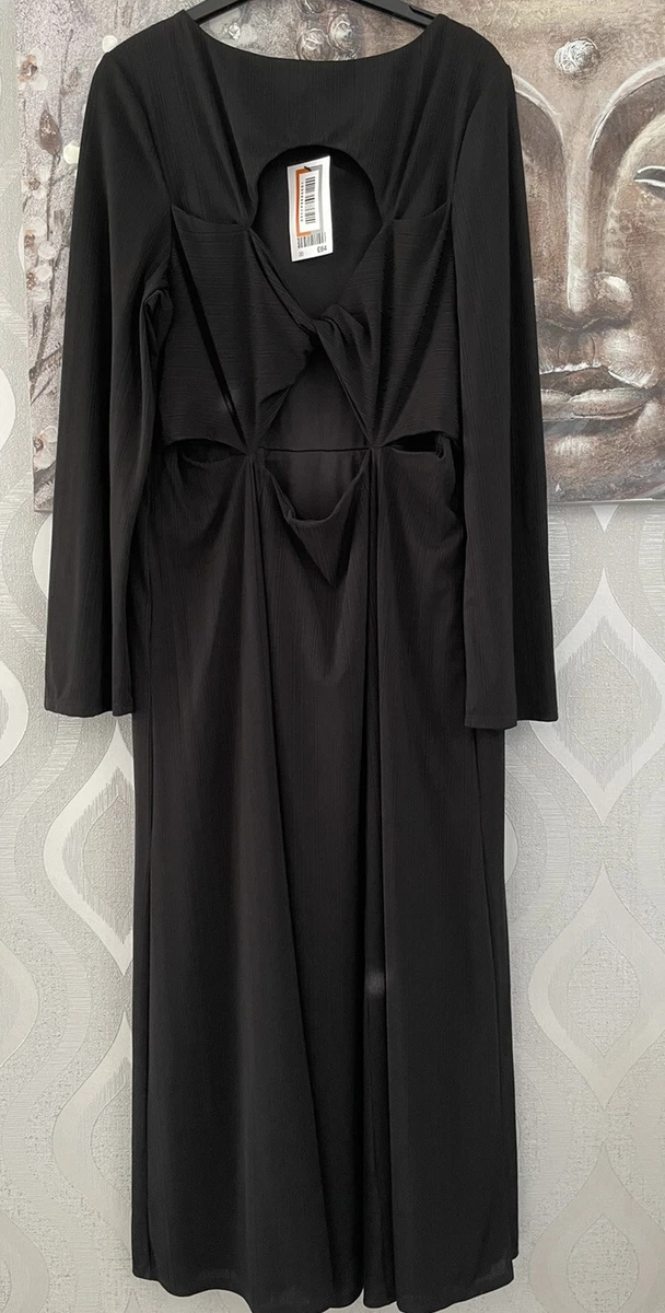 Black funeral dress size 18 top