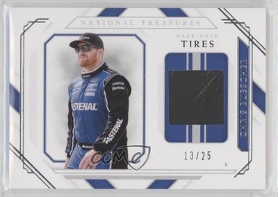 2021 Panini National Treasures Race Used Tires /25 Chris Buescher #RU-CB 0s5