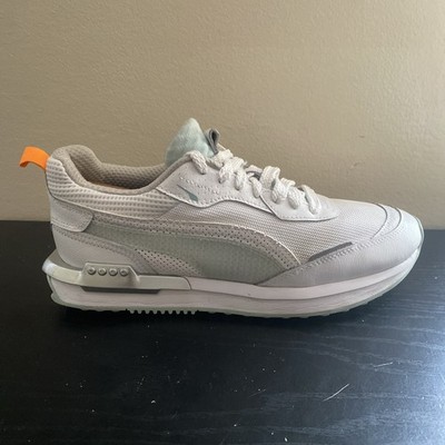 Size 8.5- PUMA City Rider PPE White Blue Glow