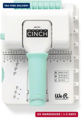 We R Memory Keepers Mini Cinch Bookbinding Machine - Small Craft Tool Compatible
