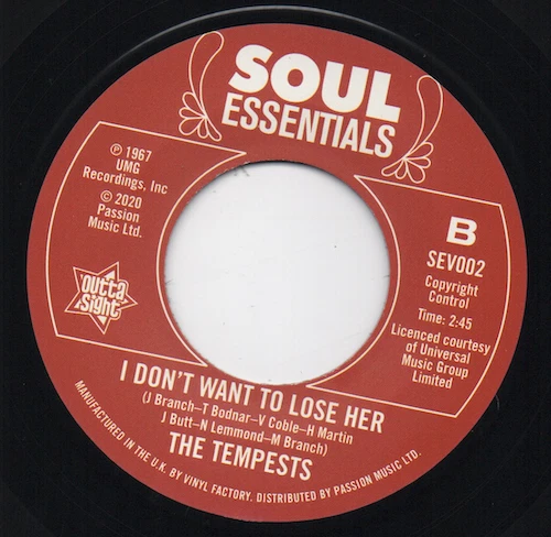 THE TEMPESTS Someday / I Don't Want..- Northern Soul 45 (Outta Sight) 60s 7" - Image 3 of 4