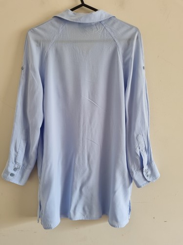 Witchery Womens Blue 3/4 Sleeve Blouse Top Size XS - Picture 4 of 5