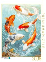Calvendo Puzzle Koi In Illustrations | 2000 Pieces, Finished Size 35.4 × 26.4 In