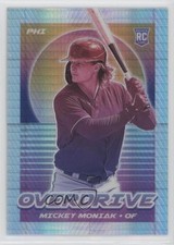 2021 Panini Chronicles Overdrive Hyper Prizm 289/299 Mickey Moniak #10 0xl5