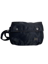 PORTER Shoulder Bag, Nylon, Black, Shows signs of use.