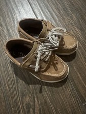 Sperry Top Sider Gamefish Jr Boat Shoes Toddler Size 8M Tan