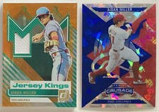 2025 DONRUSS ORANGE CRACKED ICE JERSEY KINGS PATCH & CRUSADE ICE - AIDAN MILLER
