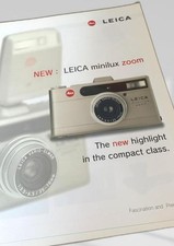 NEW LEICA minilux zoom LEICA minilux zoom, Leica, compact camera, camera