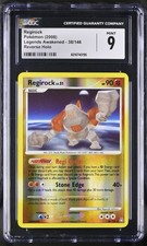 Regirock 38/146 Reverse Holo Rare Diamond & Pearl Legends Awakened 2008 CGC 9 MT on eBay