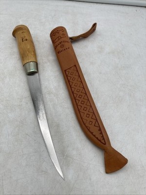 NEW Rappala J.Marttiini Fish Filet Knife 6  Stainless Inscribed Blade w/ Sheath