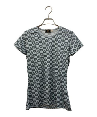 FENDI All-Over Pattern T-Shirt Size 42 Women's Authentic #EC ACC