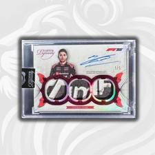 /5 Esteban Ocon #SDTRA-EOC - Triple Relic Auto Card - 2025 Topps Dynasty F1