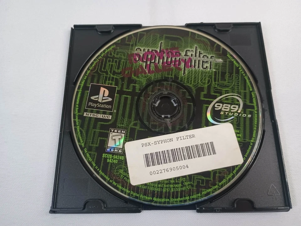 Lot of 4 Syphon Filter Games PS1 PS2 1 + 2 + 3 + Omega Strain - Image 2 of 4