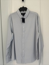 NWT Mizzen Main Leeward Mens XL Trim Fit Button Dress Shirt