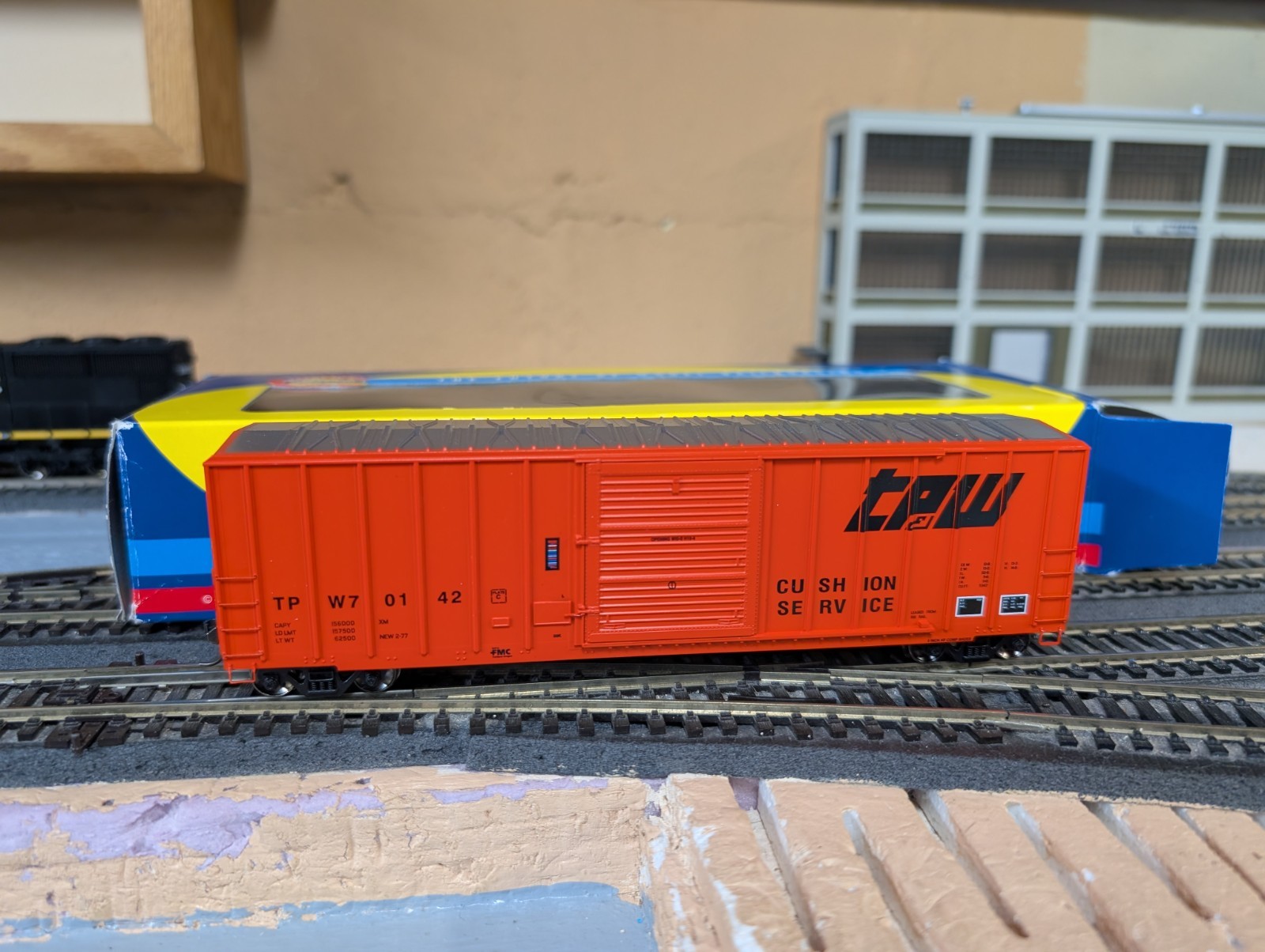 Jc Athearn Rtr 50' Fmc Boxcar: Tp&W Toledo Peoria #Western #70142 - 91416