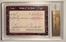 2018 Leaf Heroes of the Game Cut Signature Cards 13