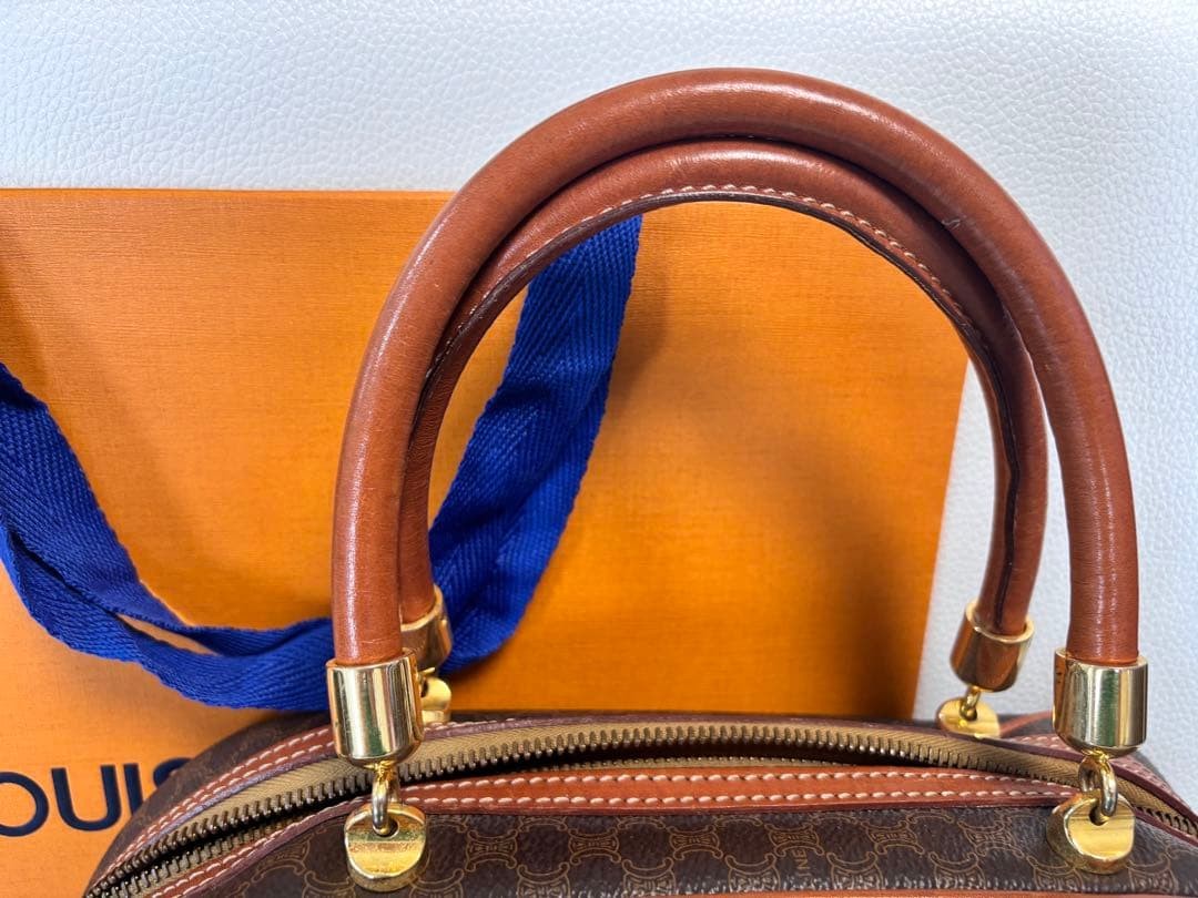 Authentic Celine Macadam Pattern Mini Boston Bag - image 5