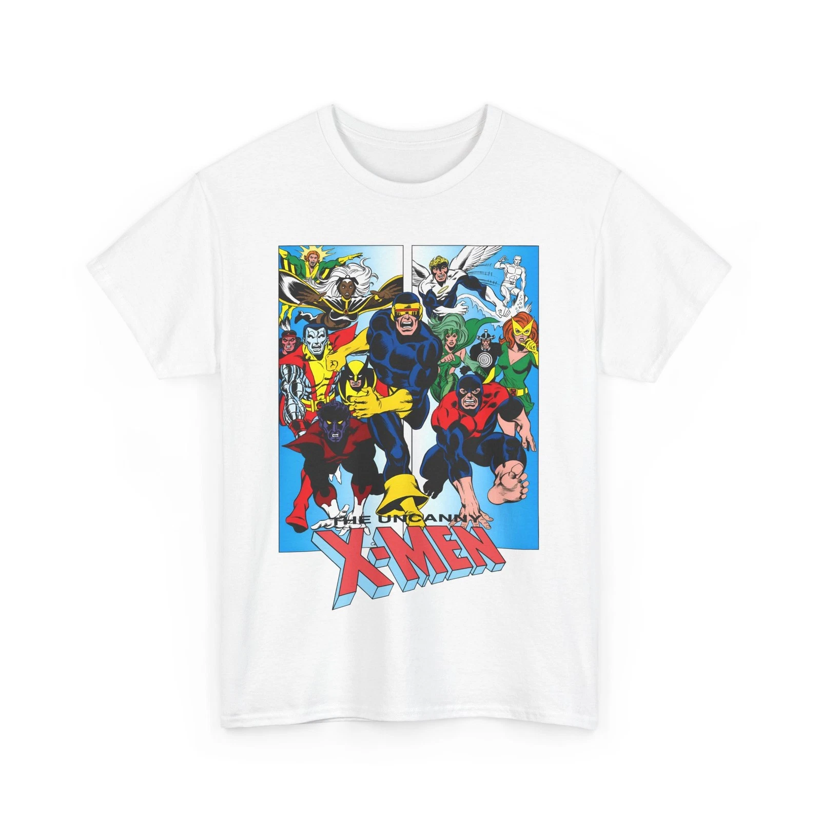 Uncanny X-Men T-Shirt - Dave Cockrum Art - Marvel Comics - Wolverine, Storm
