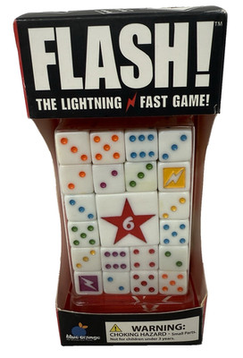 Flash Dice Game Blue Orange Fast Family Party Game NEW