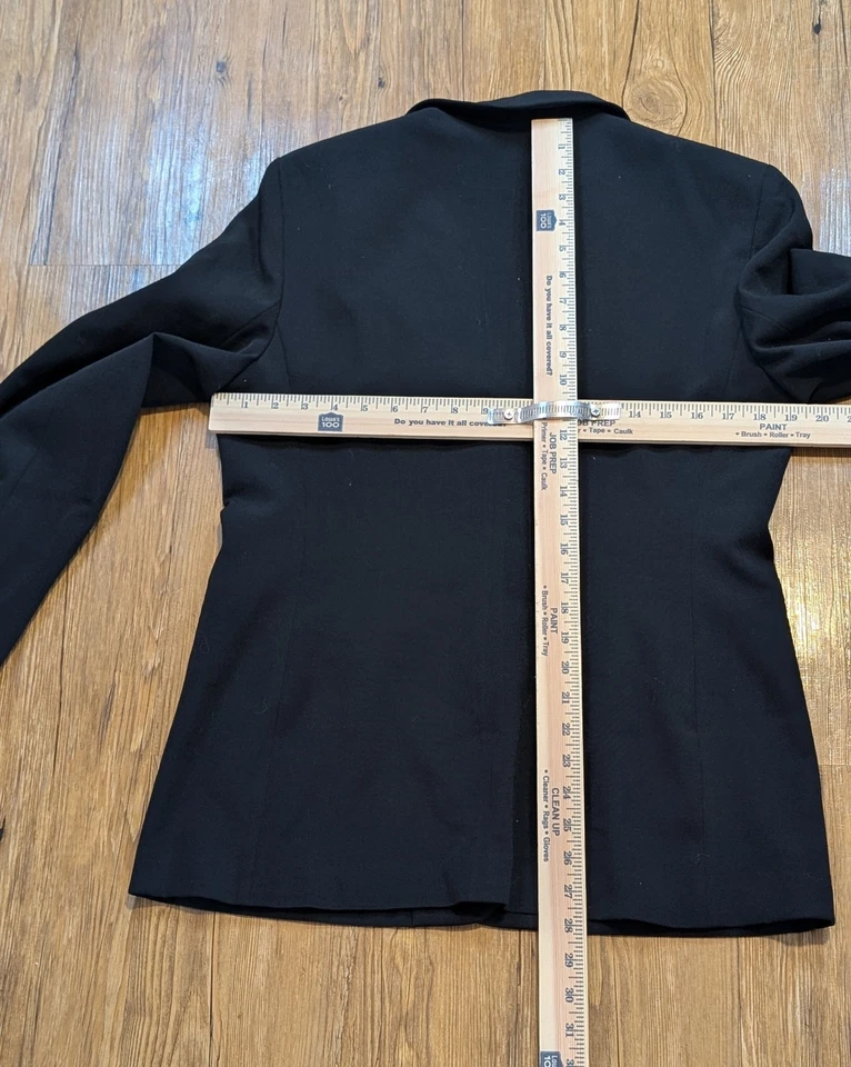Lauren Ralph Lauren Black 2 Button Peak Collar Blazer Women's Size 10 USA B27 - Image 3 of 4