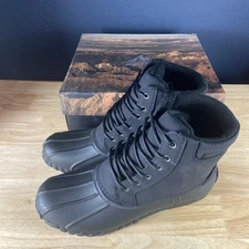 Nortiv 8 Waterproof Black Hiking Boots Women's Size 8