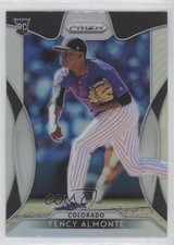 2019 Panini Prizm Tier III Silver Prizm Yency Almonte #274 3d6