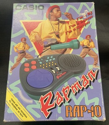 Vintage Casio Rap-10 Rapman DJ Effects Machine With Microphone