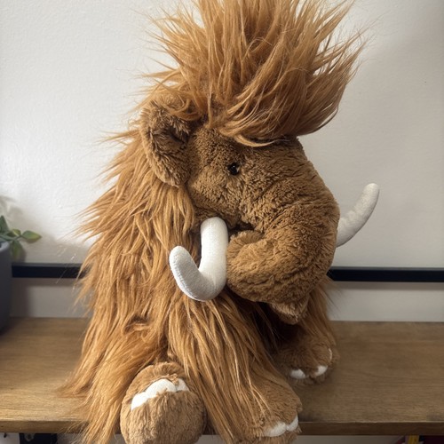Jellycat London Woolly Mammoth Large Plush 15” Maximus - Picture 4 of 9
