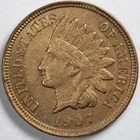 1907 Indian Head Penny Cent Extremely Fine (XF) (Details)