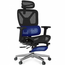 Chaise De Bureau Ergonomique C7B-LITE-PRO-V2, Noire - B